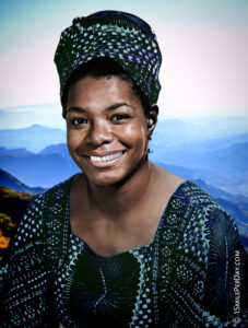 Maya Angelou Smiling