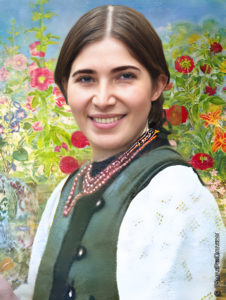 Kateryna Bilokur Smiling