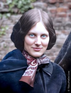 Charlotte Brontë Smiling