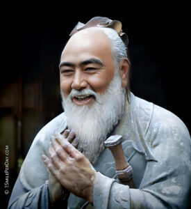 Confucius Smiling