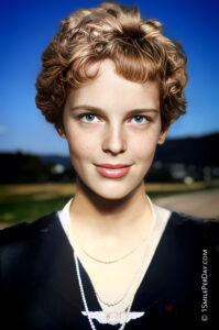 Amelia Earhart Smiling