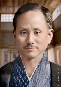 Ginchin Funakoshi Smiling