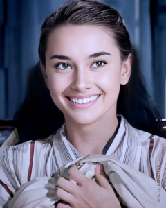 Young Audrey Hepburn Smiling