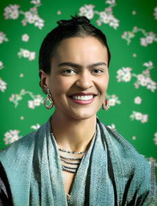Frida Kahlo Smiling