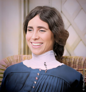 Helen Keller Smiling