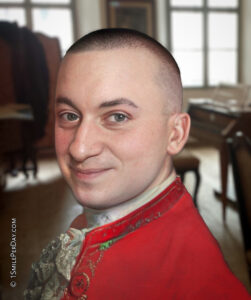 Mozart Smiling