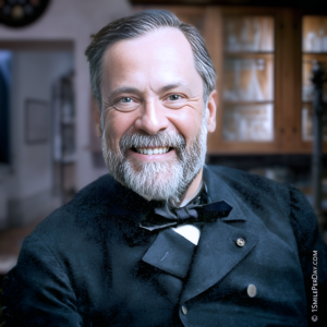 Louie Pasteur Smiling