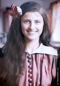 Young Ayn Rand Smiling