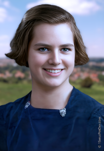 Young Margaret Thatcher Smiling
