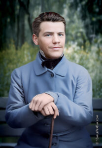 Young Lev Tolstoy Smiling