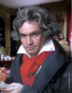 Ludwig van Beethoven Smiling