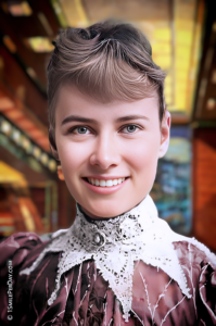 Nellie Bly Smiling