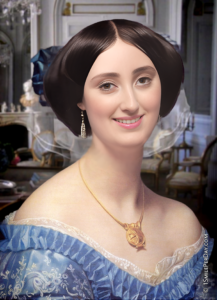 Princesse de Broglie Smiling