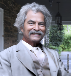 Samuel Clemens Smiling