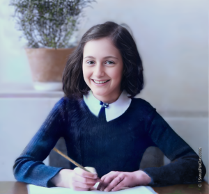 Anne Frank Smiling