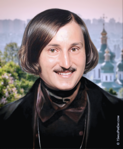 Mykola Hohol Smiling