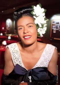 Billie Holiday Smiling