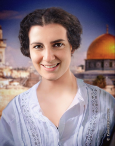 Young Golda Meir Smiling