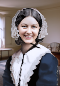Florence Nightingale Smiling