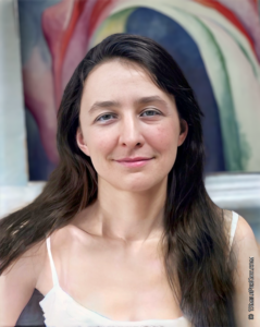 Young Georgia O'Keefe Smiling
