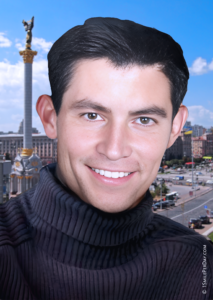 Vasyl Stus Smiling