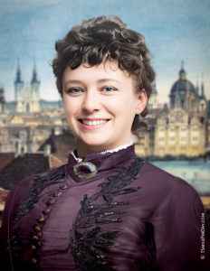 Bertha von Suttner Smiling