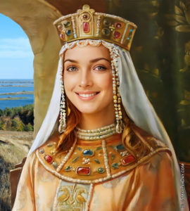 Princess Olha of Kyiv Smiling