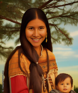 Sacagawea Smiling