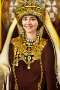Empress Theodora I Smiling